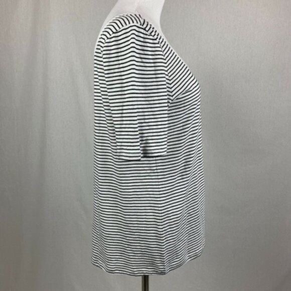 Susina striped short sleeve square neck tee - Picture 4 of 6